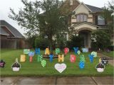 Yard Decorations for Birthday Happy Birthday Quot Lawn Letters with Other Yard Decor Signs
