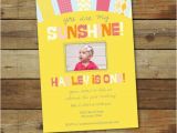 You are My Sunshine Birthday Party Invitations You are My Sunshine First Birthday Invitation First Birthday