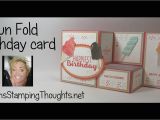 Youtube Funny Birthday Cards Fun Fold Birthday Card Youtube