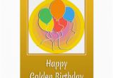 Zazzle Birthday Cards Golden Birthday Card with Balloons Zazzle