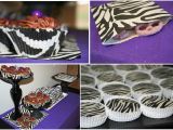Zebra Print Birthday Decorations Zebra Party thoughtfully Simple